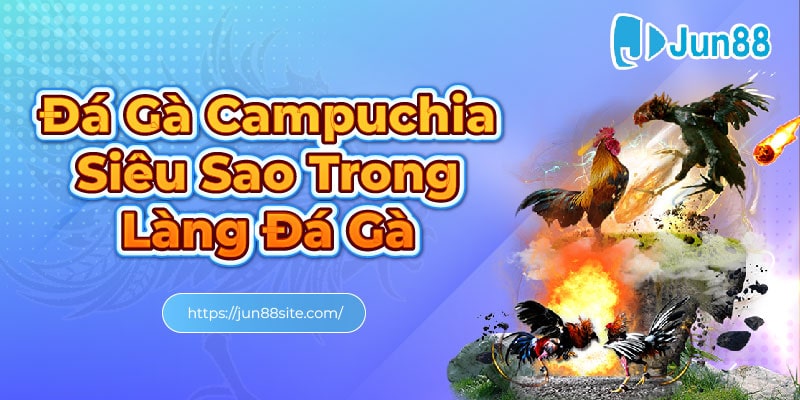 - Đá Gà Campuchia - Siêu Sao Trong Làng Đá Gà