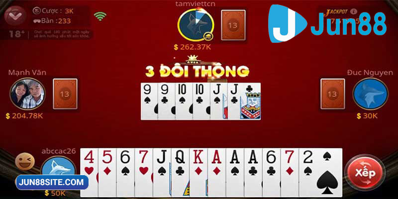 Game bài Tiến Lên Miền Nam mang tới trải nghiệm tuyệt vời cho cược thủ