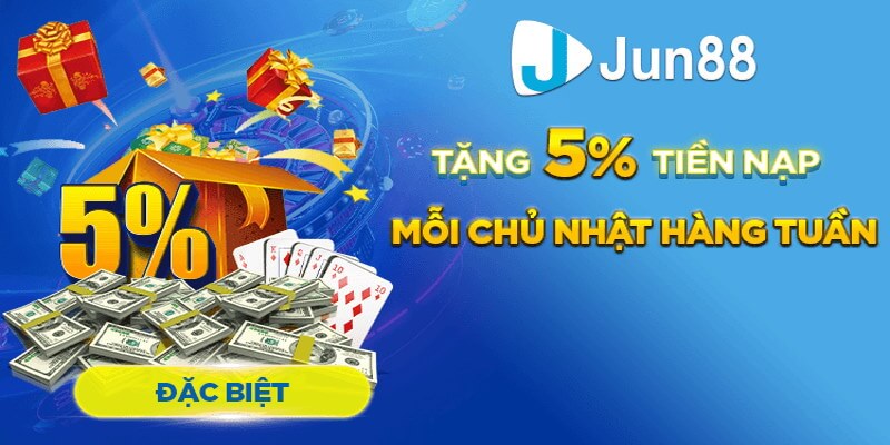 Những lưu ý khi tham gia chương trình tặng 5% tiền nạp chủ nhất